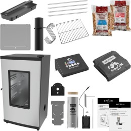 Automatinis skaitmeninis elektrinio rūkymo rinkinys browin 330275 dragon 65l