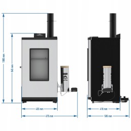 Dragon elektrinė rūkykla su skaitmeniniu dūmų generatoriumi 330275