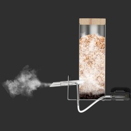 Elektrinė rūkykla - drakonas su dūmų generatoriumi, skaitmeninis