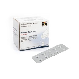 Phenol red x10 vandens pH testerio tabletės