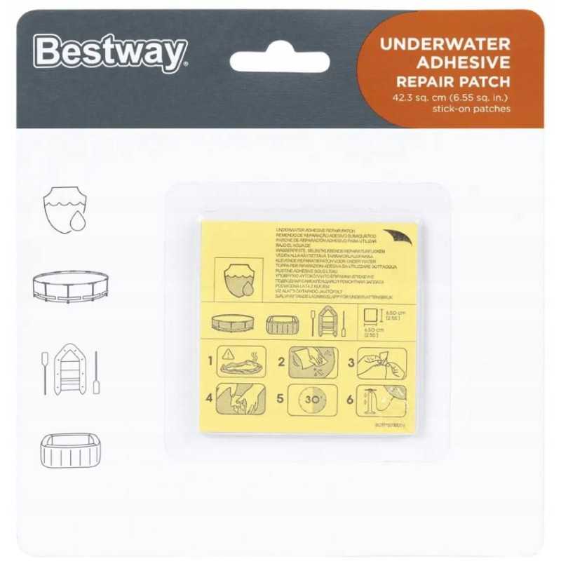 Lipnus povandeninis pleistras remonto rinkinys, 10 vnt