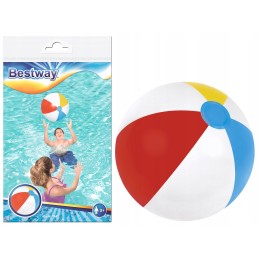 Spalvingas pripučiamas paplūdimio kamuolys vaikams ir suaugusiems bestway 61 cm