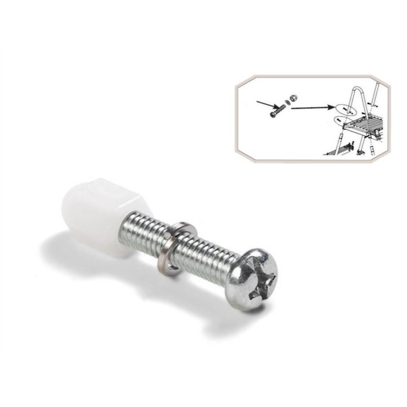 M6 x 35 bolt with nut for ladders 10810 intex