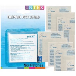 ✔️ Pleistrai baseino lopai intex baseino remonto rinkinys 6 baseino pleistrai