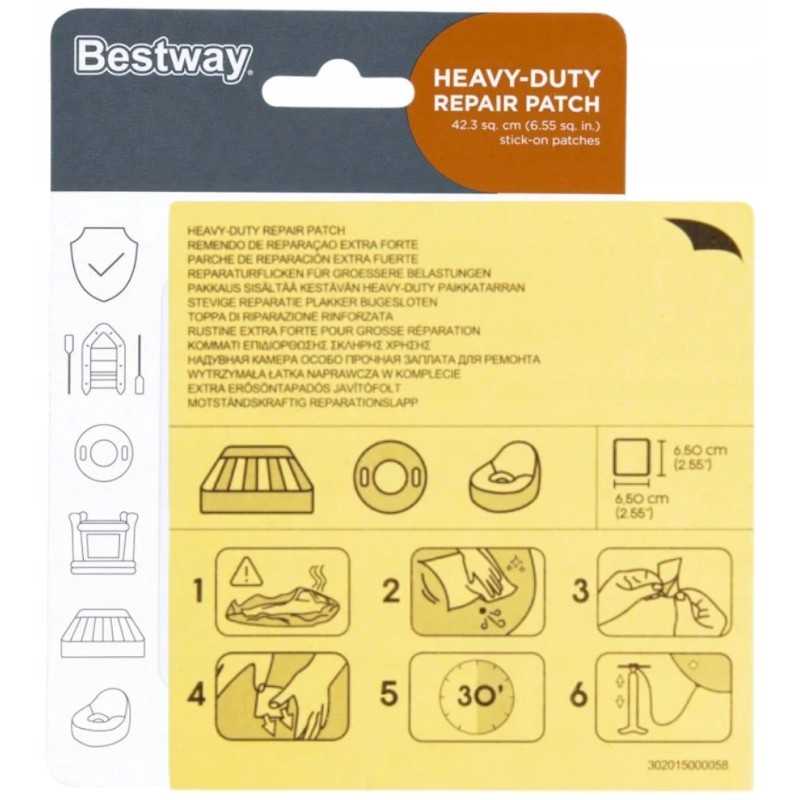 Baseino liukai, stiprus, lipnus bestway, 10 baseino liukų rinkinys