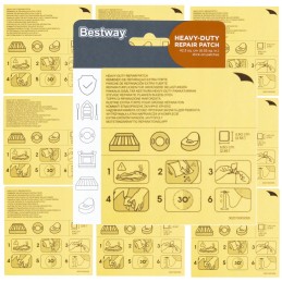 Baseino liukai, stiprus, lipnus bestway, 10 baseino liukų rinkinys