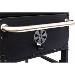 Didelės grotelės su ketaus grotelėmis + dangtelis, komplektas xxl