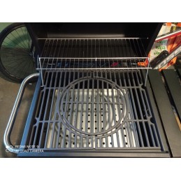 Didelės grotelės su ketaus grotelėmis + dangtelis, komplektas xxl