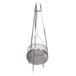 Nerūdijančio plieno grotelės su grotelėmis