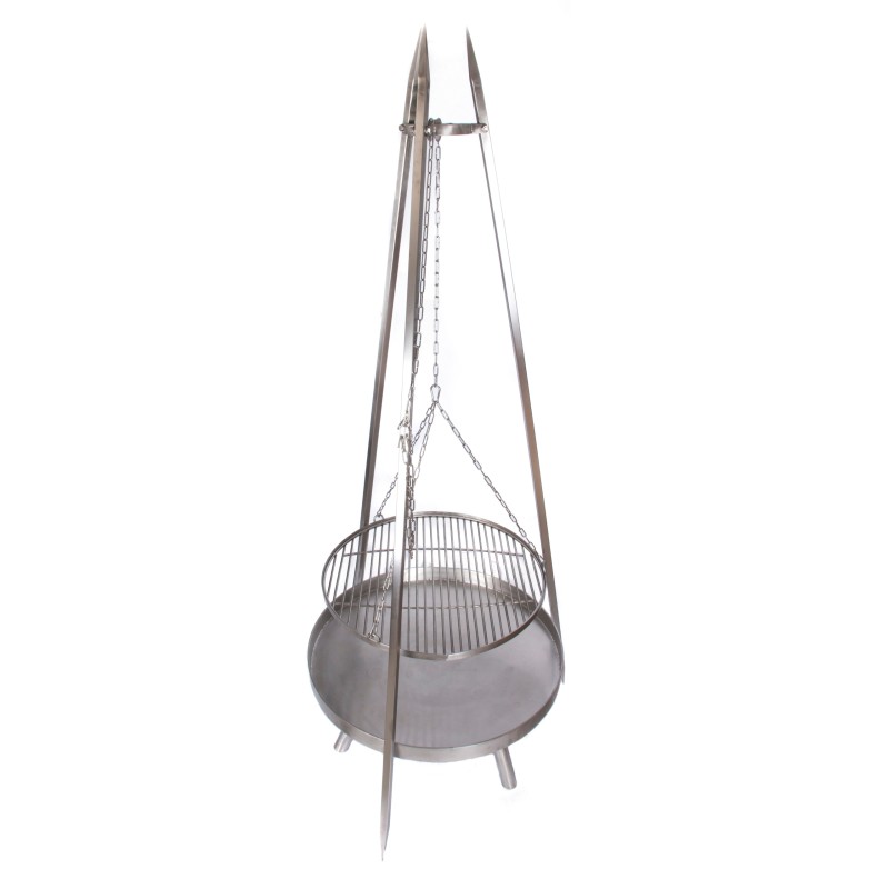 Nerūdijančio plieno grotelės su grotelėmis