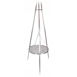 Nerūdijančio plieno grotelės su grotelėmis