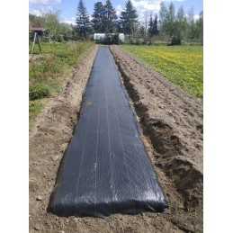 🌟_xDF1F_ labai storas agritella premium mulčiavimo audinys 110g vienam metrui 1,6x1m juodas