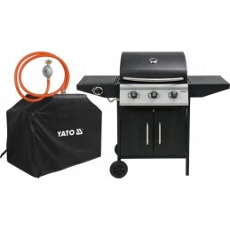 ⭐⭐Sodo dujinis grilis 12,8kw 4 degikliai su dangteliu⭐⭐