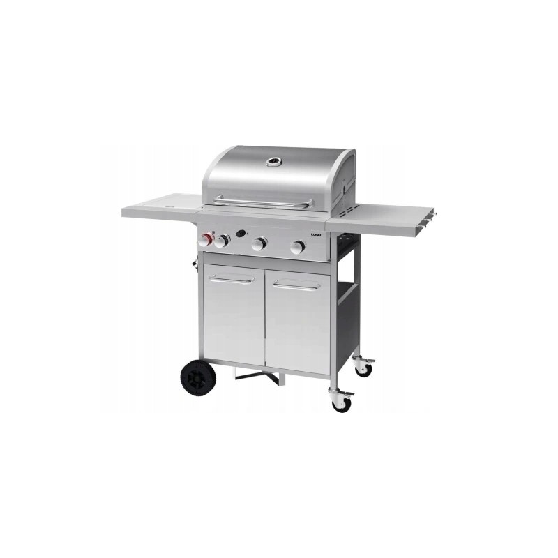 ⭐⭐Sodo dujinis grilis 3+1 12,8 kw nerūdijančio plieno⭐⭐