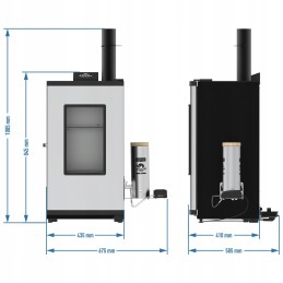 Dragon elektrinės rūkyklos komplektas su dūmų generatoriumi