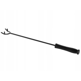 Juodo plieno sodo židinys su griliu