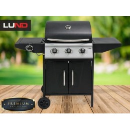 ⭐⭐Sodo dujinis grilis 12,8 kw 4 degiklių lund lentynos⭐⭐