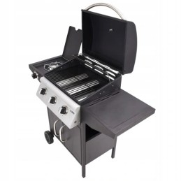 ⭐⭐Sodo dujinis grilis 12,8kw 4 degikliai su dangteliu⭐⭐