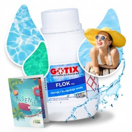Floktix skirtas plaukimo baseinų sūkurinėms vonioms SPA baseinų chemikalai skaidrina ir koaguliuoja vandenį 0-5l