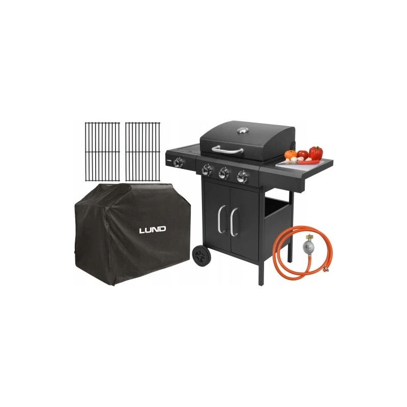 ⭐⭐dujinis grilis 3+1 degiklis + dangtelis ir reduktorius⭐⭐