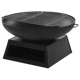 Židinys grilis sodo židinys didelis plieninis dubuo