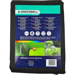 Greenmill klasikinė juoda agrotekstilė 1,6x10m 50g/m2 nuo piktžolių gr1015