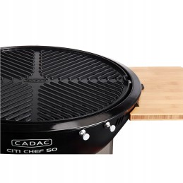 Cadac City Chef dujinis grilis ant ratų, 49 cm, su šoninėmis lentynomis
