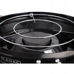 Dujinis grilis ant ratų - Cadac City Chef 50, su šoninėmis lentynomis, grotelėmis