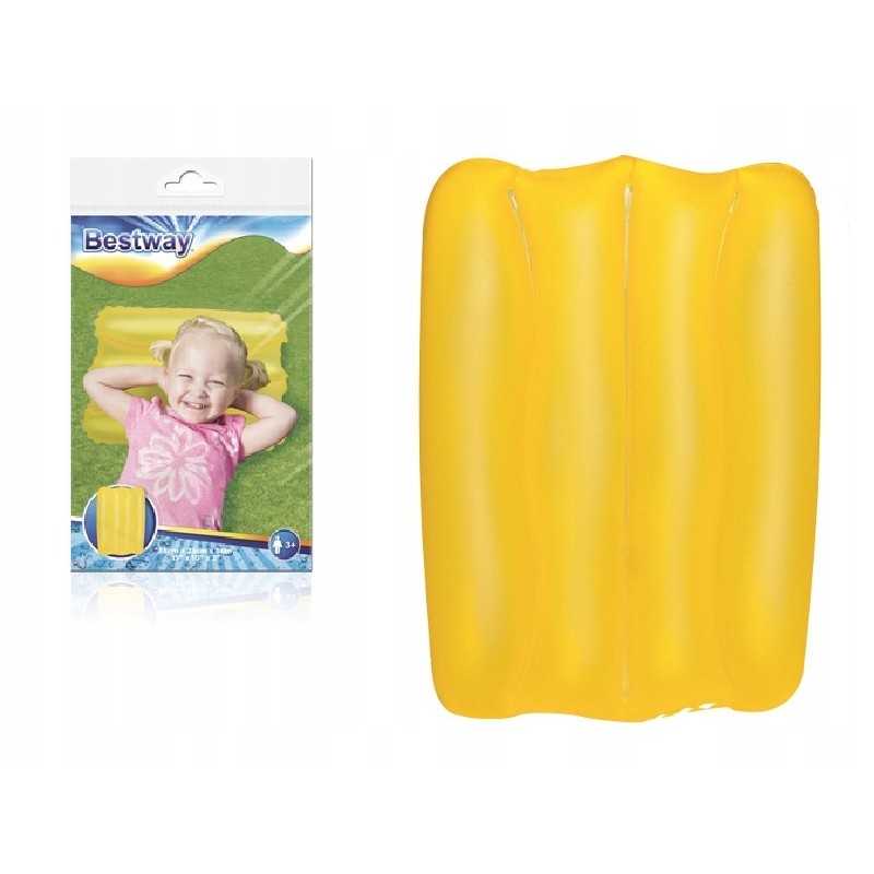 Bestway pripučiama paplūdimio pagalvė 38x25x5cm geltona