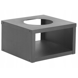 Sodo židinys, laužavietė, grilis, didelis plieninis dubuo