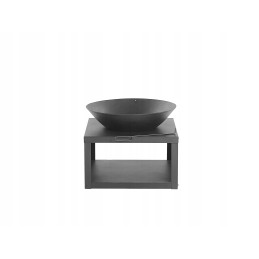 Sodo židinys, laužavietė, grilis, didelis plieninis dubuo