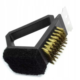 3in1 grilio valymo šepetys - kojokas