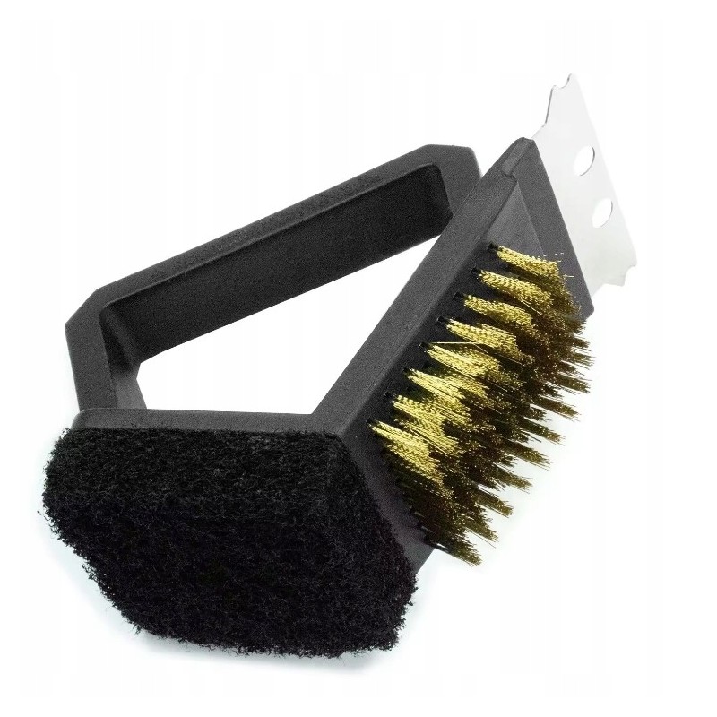 3in1 grilio valymo šepetys - kojokas