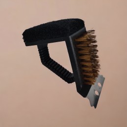 3in1 grilio valymo šepetys - kojokas