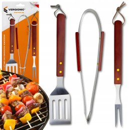 Grilio reikmenų rinkinys žnyplių, virtuvės reikmenų, grilio mentelės