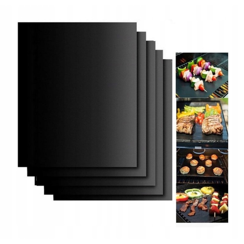 Tefloninio kilimėlio grilio grotelės 40x33cm 5 vnt