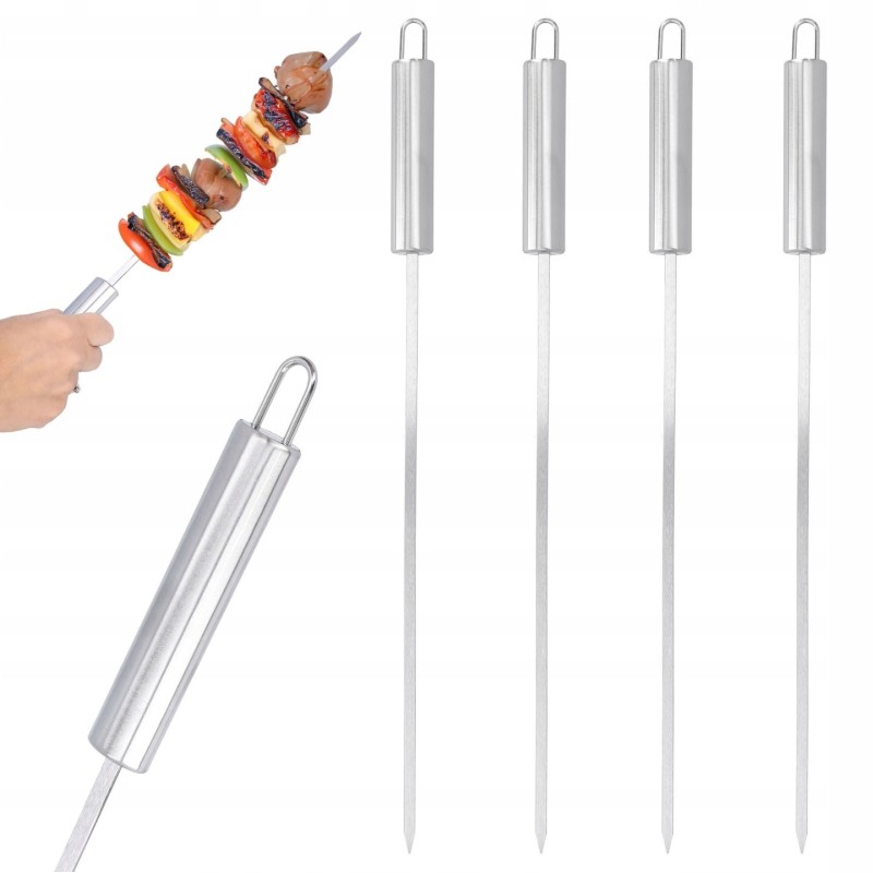 Iešmeliai keptai mėsai, plieninis komplektas