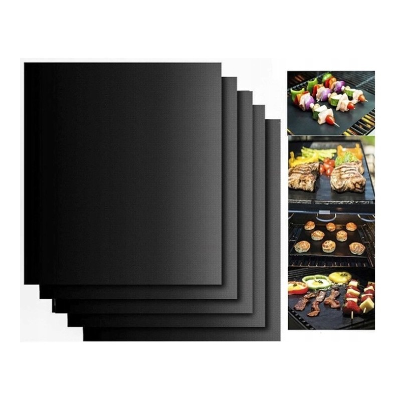 4x tefloniniai kilimėliai orkaitei ir griliui.