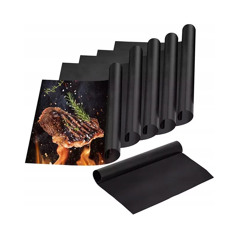 Tefloninis kilimėlis ant grotelių, grotelių, kepimo skardos