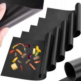 Tefloninis kilimėlis ant grotelių, grotelių, kepimo skardos