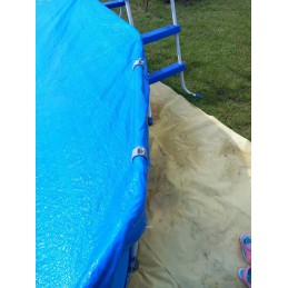 Brezento folijos segtukas, segtukas, kabliukas, užraktas bestway intex 37mm baseinui