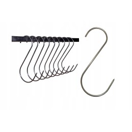 Rūkymo kabliukas, 10 vienetų rinkinys S-145, 3mm storio