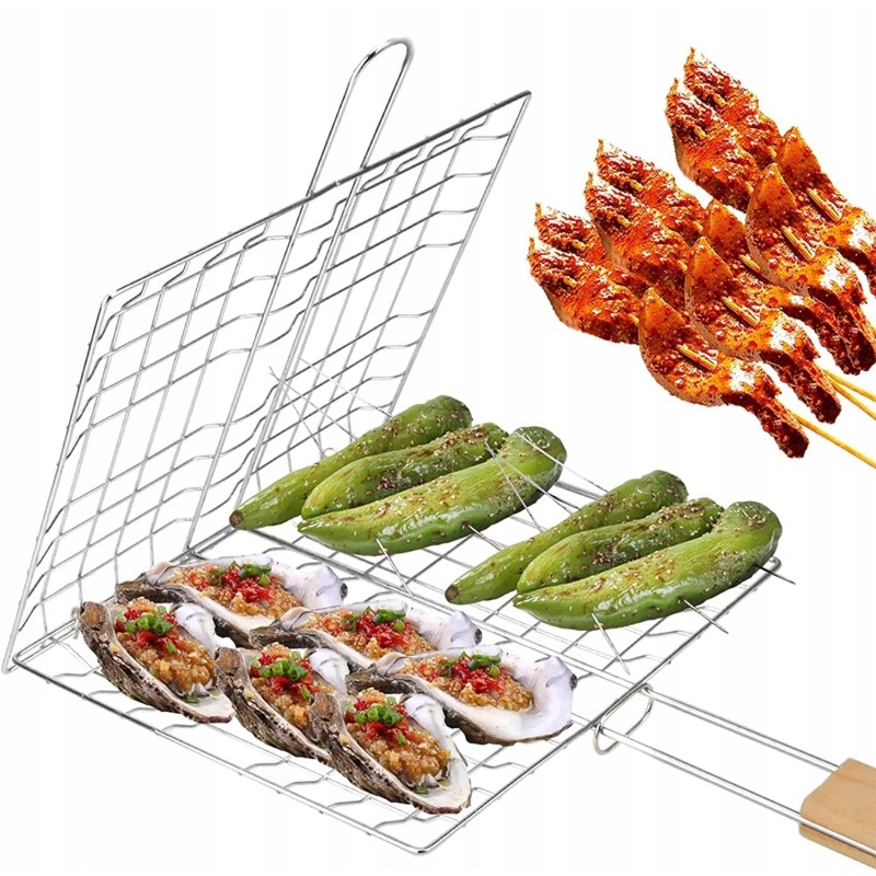 ✅ Grotelės puikiai tinka kepti ant grotelių