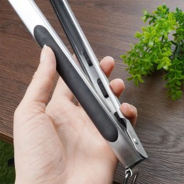 Plieninės grilio žnyplės 43 cm