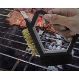 3in1 grilio valymo šepetys - kojokas