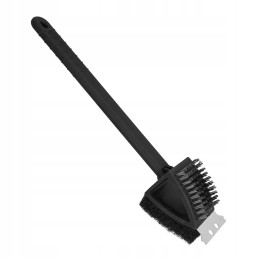 Vielinių grotelių valymo šepetys, grotelių grandiklis, valiklis 3-in-1, 36 cm