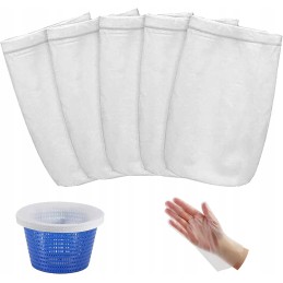 Kojinės, kojinės baseino skimeriams, filtras, filtro tinklelis, 5 vnt