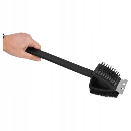 Vielinių grotelių valymo šepetys, grotelių grandiklis, valiklis 3-in-1, 36 cm