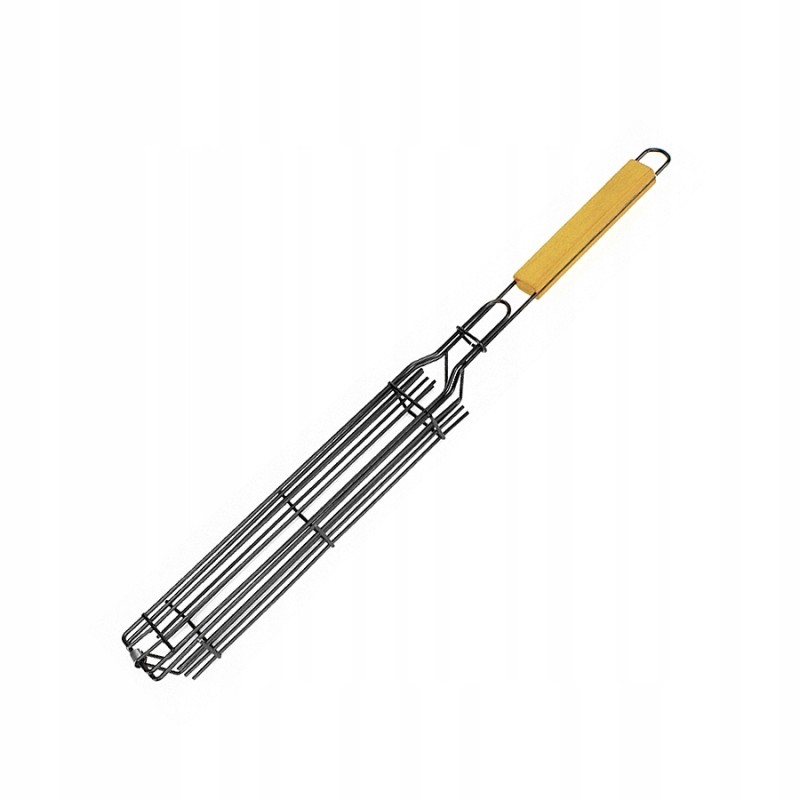 Uždaras krepšys maistui ruošti ant grotelių.