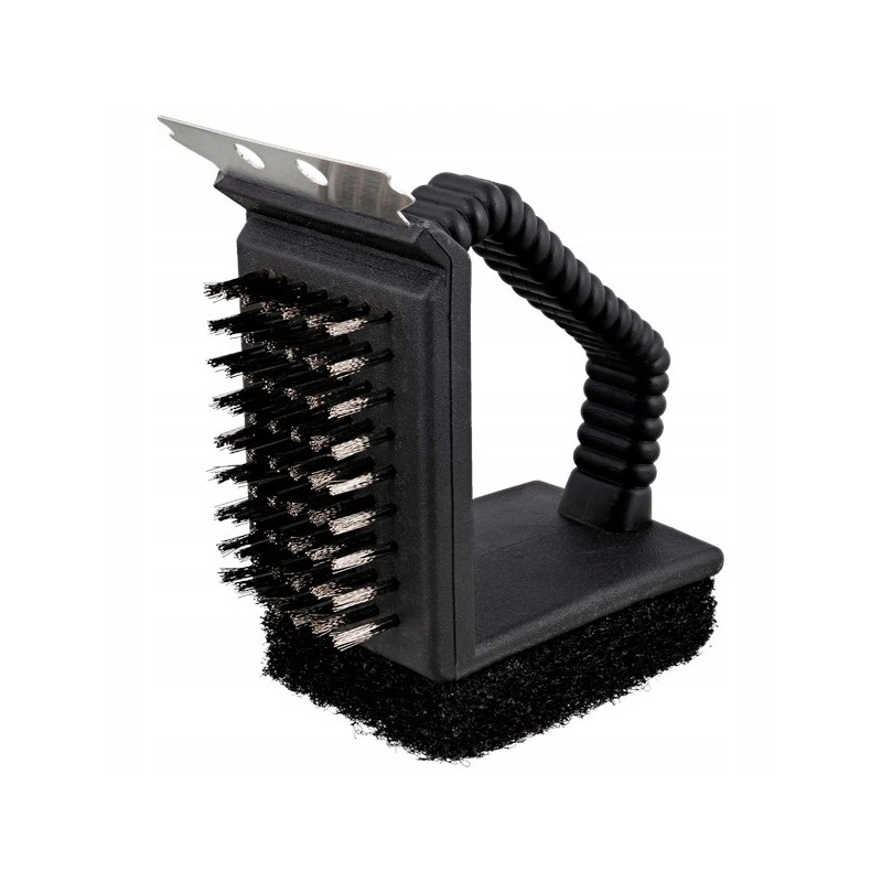 3 viename grilio valymo šepetys